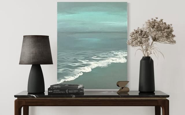 Coastal Calm, oil on canvas seascape